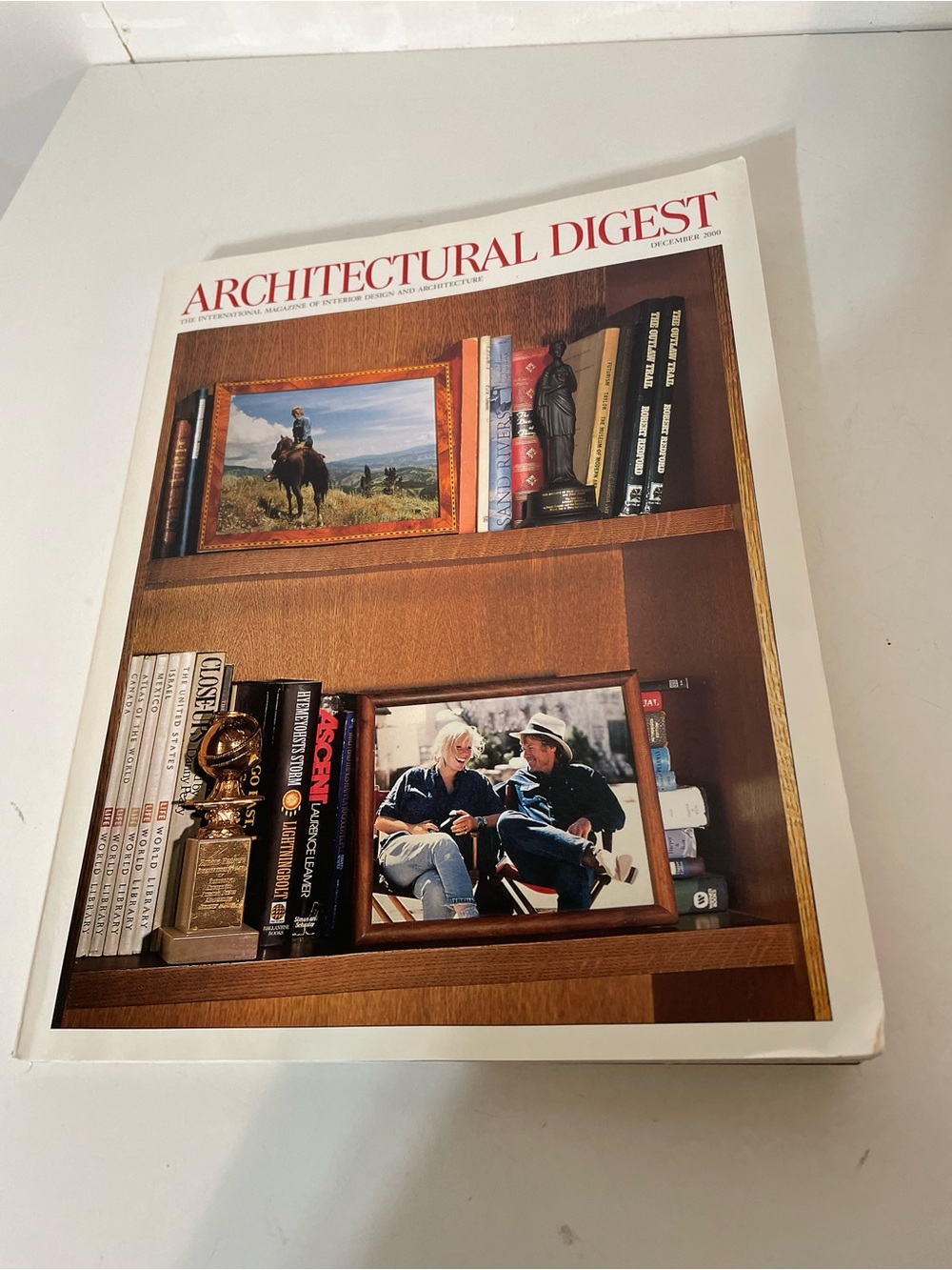 Architectural Digest featuring Robert Redford